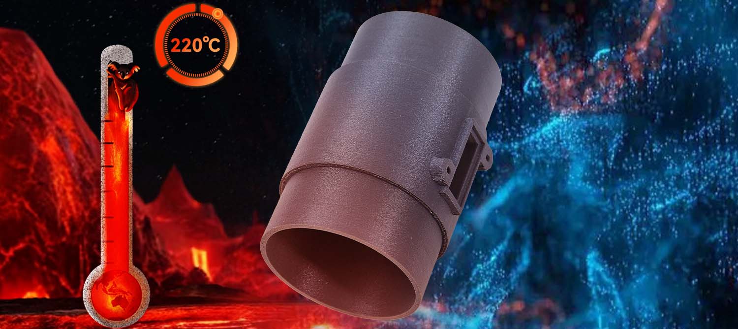 IPCON PPA GF 3D Printing Filament With exceptional heat resistance ppa-gf, ppa gf filament, 3d printing